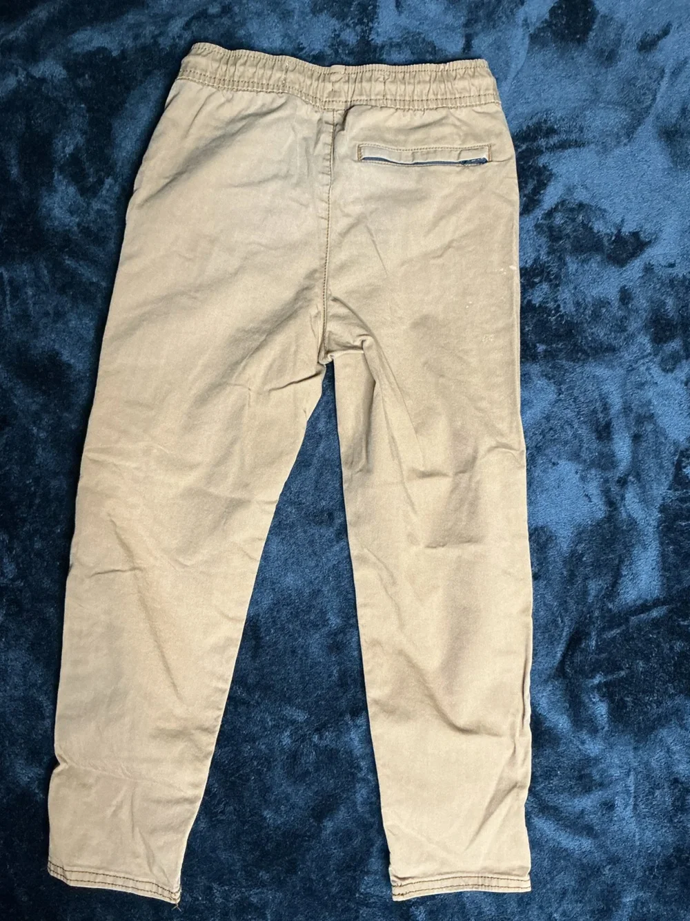Old Navy Boys Tan Jogger Pants with Zip Pocket
